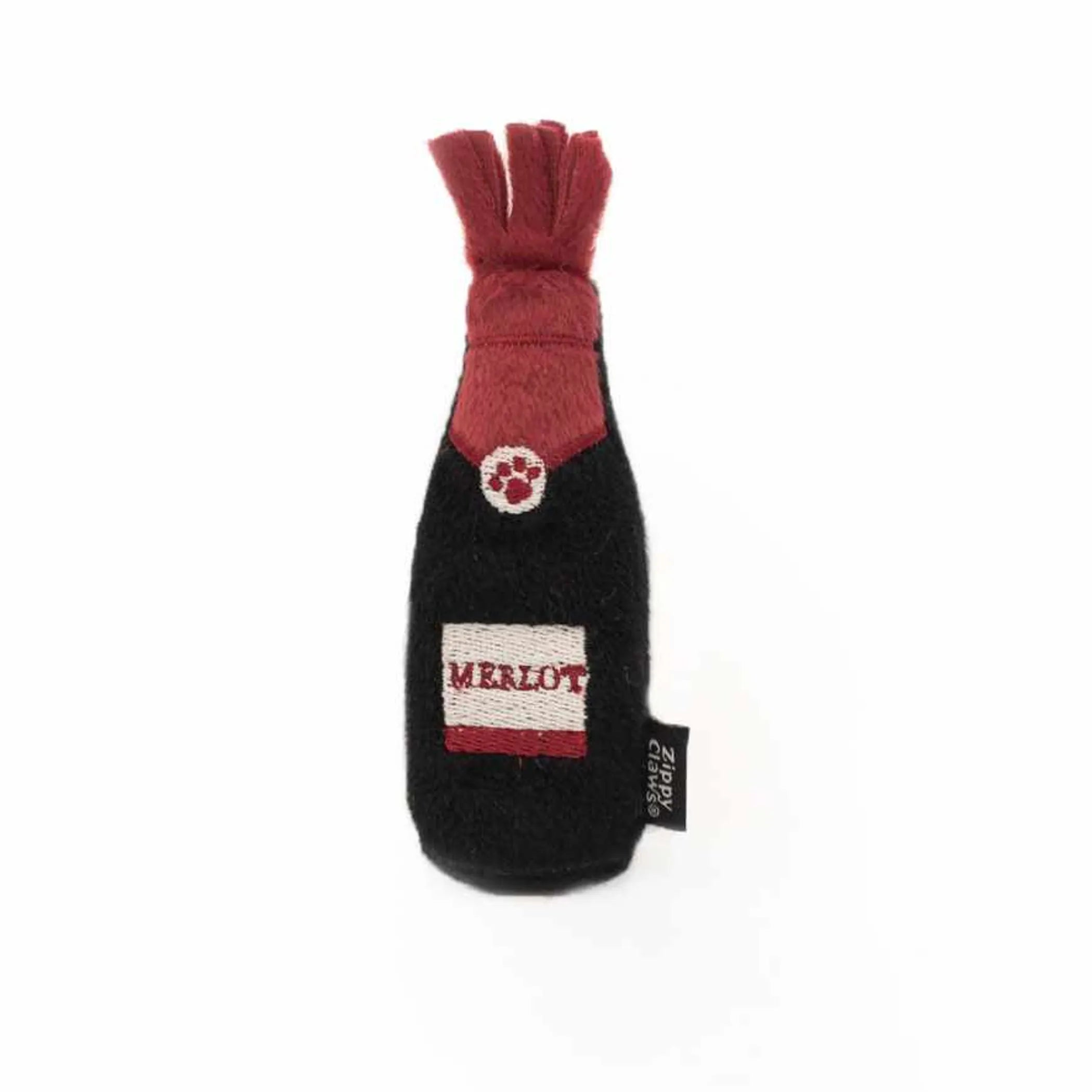 ZippyClaws™ Catnip Crusherz – Catnip Cocktail Plush Toy-Merlot